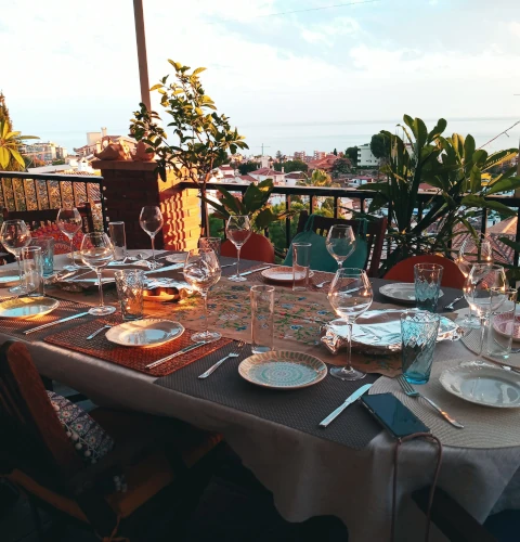 Mesa terraza elegante