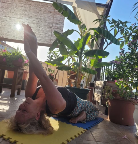 Paloma estiramientos