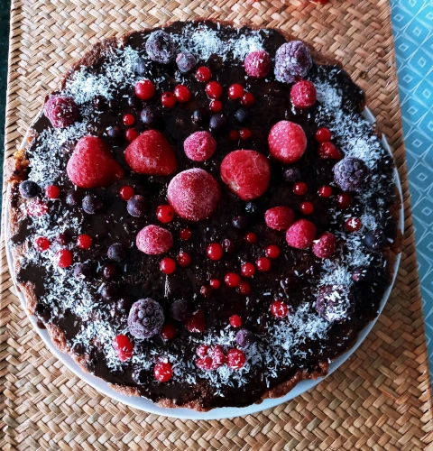 Tarta de frambuesa